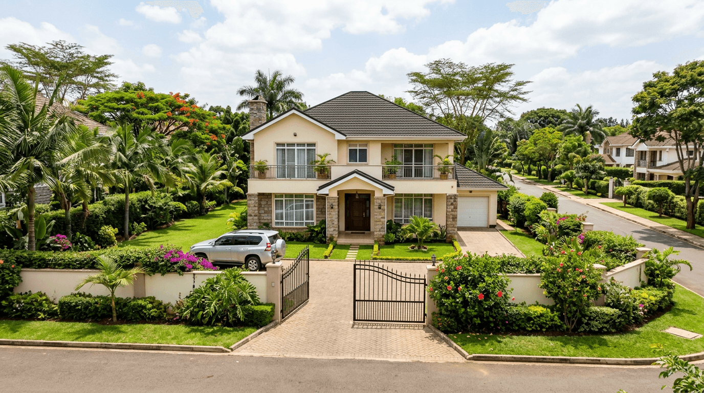 A well-maintained family home and garden in Kisumu